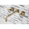 Kingston Brass KS6023CML Wall Mount Tub Faucet, Antique Brass KS6023CML - alternate 5